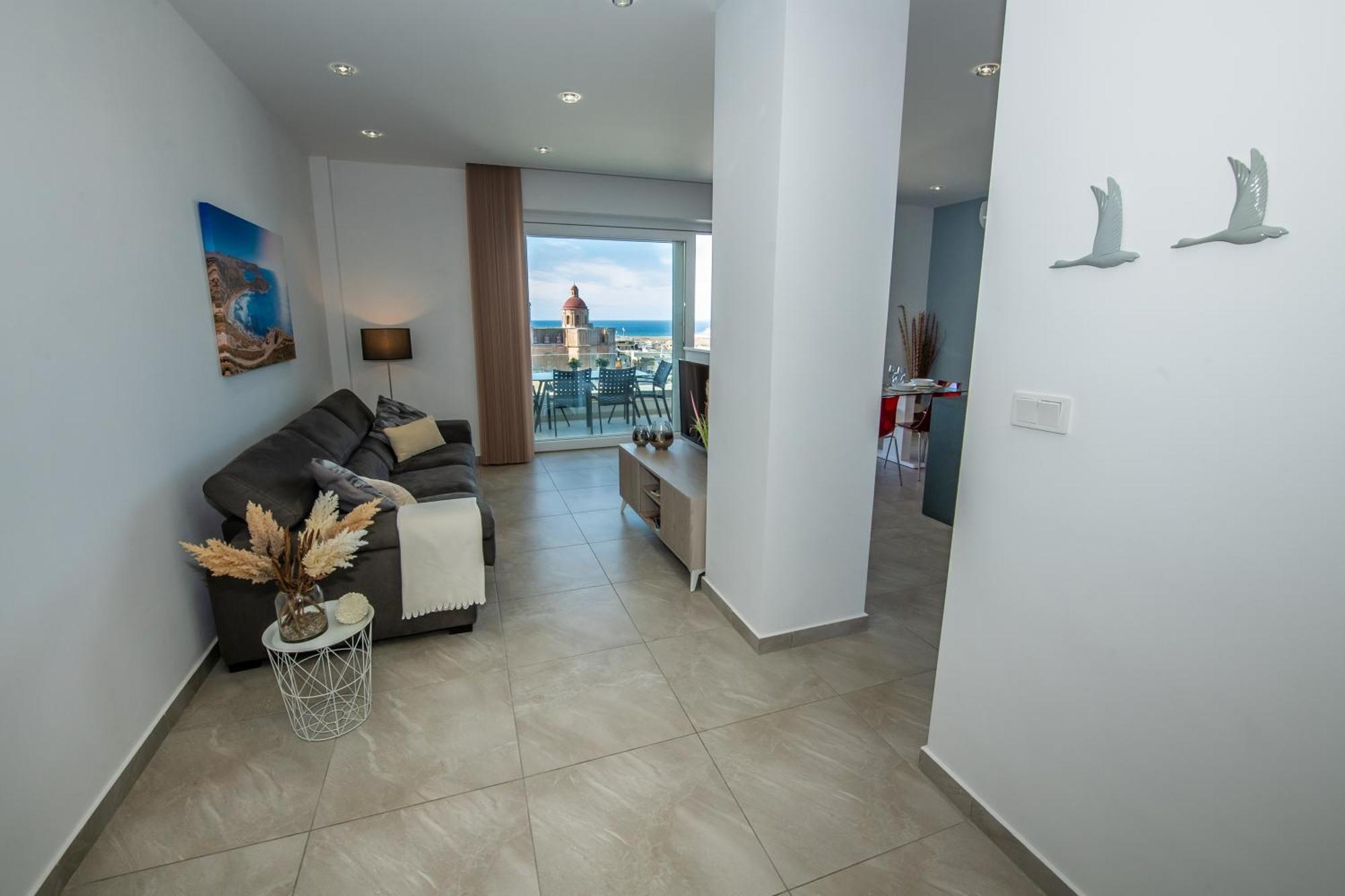 Clifftop Modern Apartment Mellieha Exterior foto