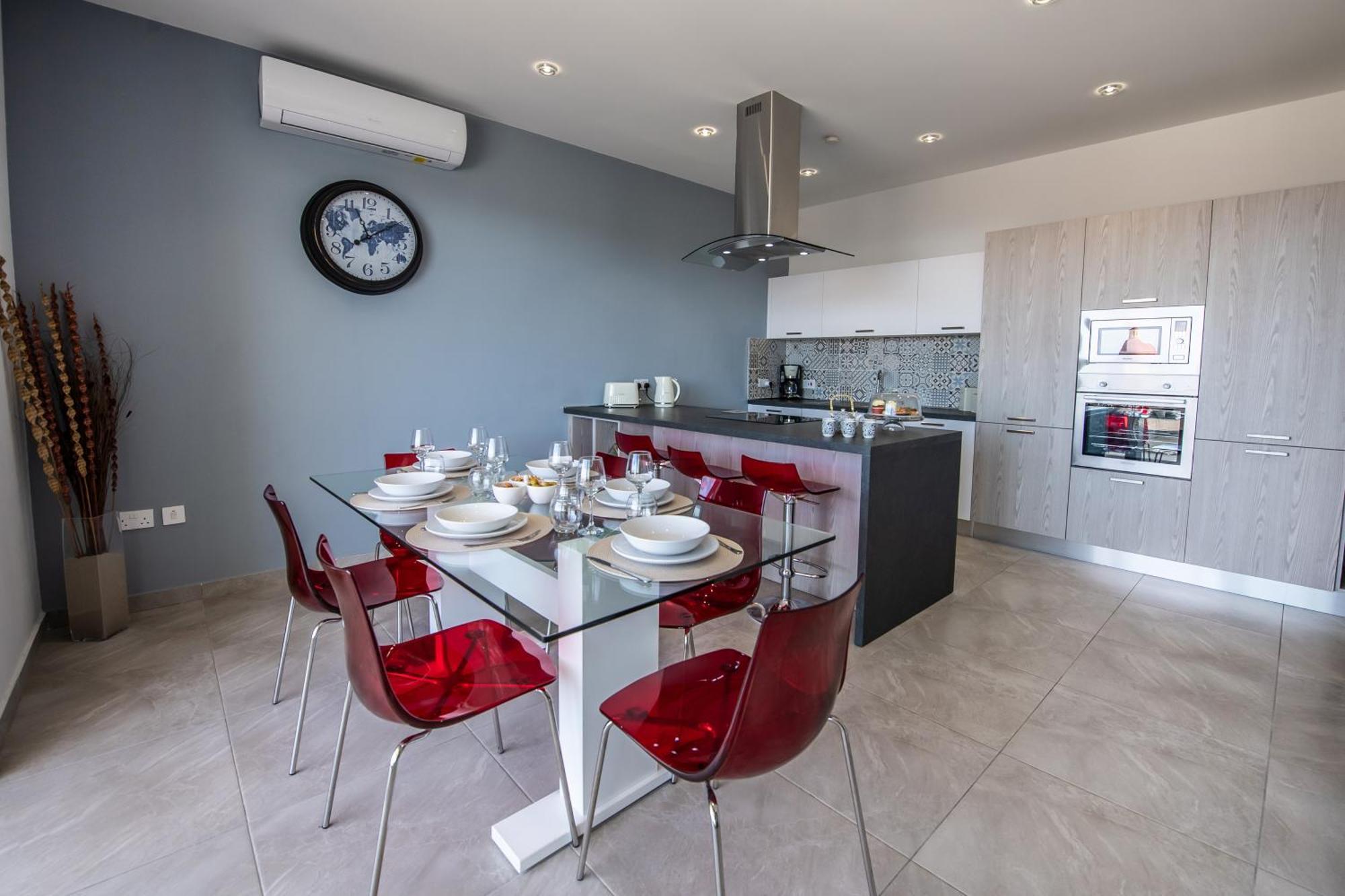 Clifftop Modern Apartment Mellieha Exterior foto